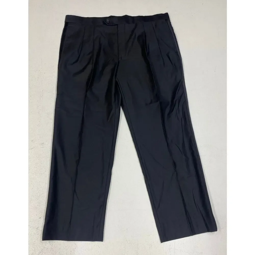 Jos. A. Bank Signature Formal 1-button wool pleated tuxedo jacket pants suit 42S
